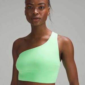 Lululemon Athletica One-Shoulder Lime Dress